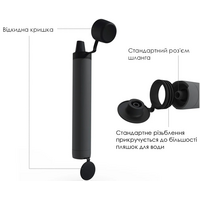 Фільтр-трубочка для пиття води LifeStraw Peak Personal (Mountain Blue), Колір резервуару: Mountain Blue, зображення 4