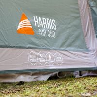 3-місний кемпінговий надувний намет Vango Harris Air 350, Кількість місць: 3, Колір: Mineral Green, зображення 11