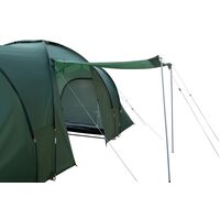 4-місний кемпінговий намет Totem Hurone 4 V2: на 2 спальні, Кількість місць: 4, Колір: Green, зображення 9