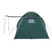 6-місний кемпінговий намет Totem Hurone 6 V2: на 2 спальні, Кількість місць: 6, Колір: Green, зображення 8