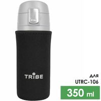 Чохол Tribe Neoprene Cover (Black) для термокружки Tramp UTRC-106 на 0,35 л, Тип розміру: для 0,35 л, Колір: Black