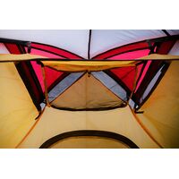 4-місний намет Tramp Rock 4 V2 (Grey): двошаровий, вітростійкий, Кількість місць: 4, Колір: Grey/Red, зображення 16