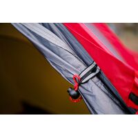 4-місний намет Tramp Rock 4 V2 (Grey): двошаровий, вітростійкий, Кількість місць: 4, Колір: Grey/Red, зображення 18