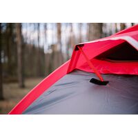 4-місний намет Tramp Rock 4 V2 (Grey): двошаровий, вітростійкий, Кількість місць: 4, Колір: Grey/Red, зображення 26