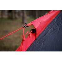 4-місний намет Tramp Rock 4 V2 (Grey): двошаровий, вітростійкий, Кількість місць: 4, Колір: Grey/Red, зображення 28
