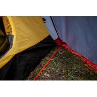 2-місний намет Tramp Rock 2 V2 (Grey): двошаровий, вітростійкий, Кількість місць: 2, Колір: Grey/Red, зображення 10