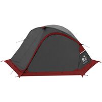 2-місний намет Tramp Sarma 2 V2 (Grey): двошаровий, вітростійкий, Кількість місць: 2, Колір: Grey/Red, зображення 3