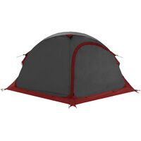 2-місний намет Tramp Sarma 2 V2 (Grey): двошаровий, вітростійкий, Кількість місць: 2, Колір: Grey/Red, зображення 4