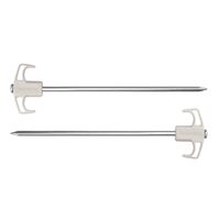 Набір кілочків Naturehike NH21YW133 - White (250 мм), 2 шт., Довжина: 25, Колір виробника: White