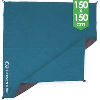 Килимок для пікніку Lifeventure Picnic Blanket (Geometric Teal), Колір виробника: Geometric Teal