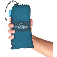 Килимок для пікніку Lifeventure Picnic Blanket (Geometric Teal), Колір виробника: Geometric Teal, зображення 4