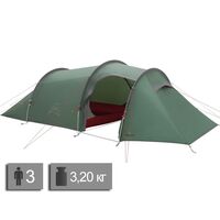 3-місний ультралегкий намет Robens Sage 3 Pro: двошаровий, з тамбуром
