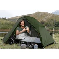 1-місний намет Naturehike NH18A095-D Cloud Trek 1 (Dark Green): двошаровий, Кількість місць: 1, Колір: Dark Green, зображення 7