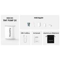 Насос Flextail Tiny Pump 2X (Black), Колір: Black, зображення 3