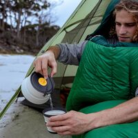 Складний туристичний чайник для пальника Sea to Summit Frontier на 1,1 л, харчовий силікон, Об'єм: 1,1, Колір виробника: Bone White, зображення 12