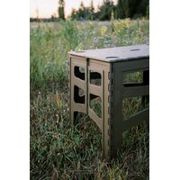 Розкладний стіл Tribe Camp Table - High (Olive), 70x44,5x55 см, Тип розміру: High, Колір: Olive, зображення 15