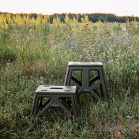 Розкладний табурет на природу Tribe Camp Chair - Low (Olive), Тип розміру: Low, Колір виробника: Olive, зображення 12