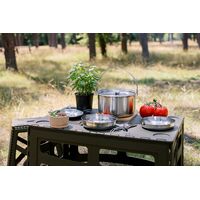 Розкладний стіл Tribe Camp Table - High (Olive), 70x44,5x55 см, Тип розміру: High, Колір: Olive, зображення 24