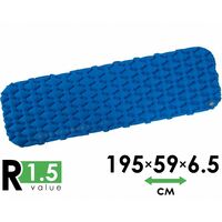 Надувний каремат Naturehike NH19Z032-P (Blue), Товщина: 6,5, Тип розміру: Single, Колір виробника: Blue