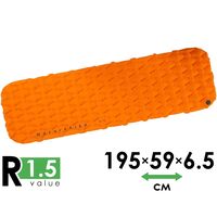 Надувний каремат Naturehike NH19Z032-P (Orange), Товщина: 6,5, Тип розміру: Single, Колір виробника: Orange