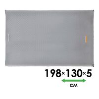 Двомісний самонадувний каремат Pinguin Nomad 50 Double (Grey), Товщина: 5, Тип розміру: Double, Колір виробника: Grey