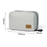Дорожня косметичка з гачком для підвішування Naturehike NH20SN010 - L (Black), Колір: Black, зображення 6