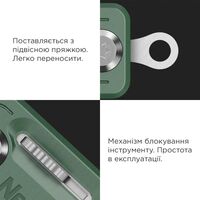 Міні-мультитул NexTool Multi Functional Knife (Khaki) - 11 функцій, Колір рукоятки: Khaki, зображення 6