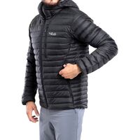 Пуховик чоловічий Rab Microlight Alpine Jacket (Black), Колір виробника: Black, Розмір: M, зображення 10