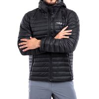 Пуховик чоловічий Rab Microlight Alpine Jacket (Black), Колір виробника: Black, Розмір: M, зображення 13