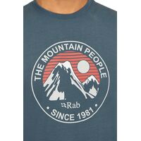 Футболка чоловіча Rab Stance Alpine Peak (Orion Blue), Колір виробника: Orion Blue, Розмір: L, зображення 5