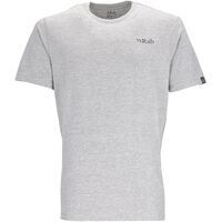 Футболка чоловіча Rab Stance Mountain Peak (Grey Marl), Колір виробника: Grey Marl, Розмір: L