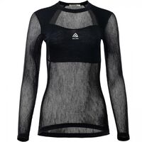 Термокофта жіноча Aclima WoolNet Light Crewneck (123/Jet Black), Колір виробника: 123/Jet Black, Розмір виробника: M