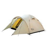 4-місний намет Tramp Camp 4 (Sand): двошаровий, з тамбуром, Кількість місць: 4, Колір: Sand/Black, зображення 3