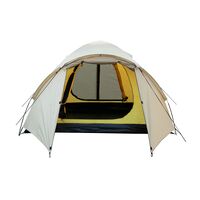 4-місний намет Tramp Camp 4 (Sand): двошаровий, з тамбуром, Кількість місць: 4, Колір: Sand/Black, зображення 4