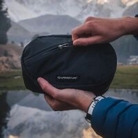 Дорожня косметичка з гачком для підвішування Lifeventure Folding Wash Bag (Black), Колір: Black, зображення 7