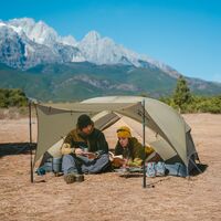 2-місний ультралегкий намет Naturehike CNK2550WS016 Mongar 2 (Brown): двошаровий, Кількість місць: 2, Колір: Brown, зображення 8