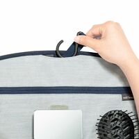 Дорожня косметичка з гачком для підвішування Tatonka Travelcare (Titan Grey), Тип розміру: Large, Колір: Titan Grey, зображення 9