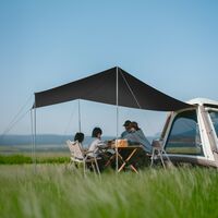 Надувний кемпінговий шатер з тентом Naturehike CNK2550WS017 Ango Air (Brown), Колір: Brown, зображення 7