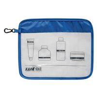 Прозора косметичка-пакет для літака Tatonka Zip Flight Bag А5 (Blue), Тип розміру: A5, Колір: Blue, зображення 2