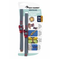 Ремені стяжні Sea to Summit Accessory Straps With Hook 10 мм, 200 см, Ширина: 10, Довжина: 200, Колір: Grey/Red, зображення 2