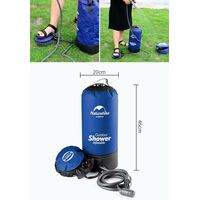 Портативний душ Naturehike NH17L101-D Outdoor Shower Inflatable (Blue), 11 л, зображення 3
