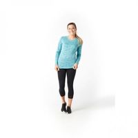Термокофта жіноча SmartWool Merino 150 Baselayer Print - 15574 (B46/Nile Blue), Колір виробника: Nile Blue, Розмір виробника: XS, зображення 3