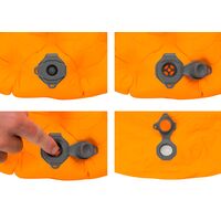 Надувний каремат Sea to Summit Ultra Light Insulated - Regular: з мішком-насосом, Товщина: 5, Тип розміру: Regular, Колір виробника: Orange, зображення 7