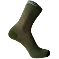 Трекінгові водонепроникні шкарпетки DexShell Ultra Thin Crew (Khaki), Колір: Khaki/Gray, Розмір: L