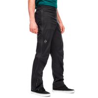 Штани чоловічі Black Diamond Stormline Stretch FL ZP - Z9LC (015/Black), Колір виробника: 015/Black, Розмір: S, зображення 3