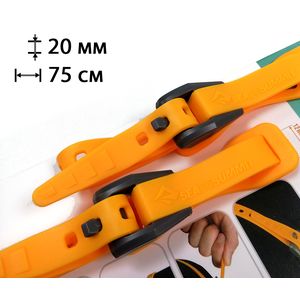 Стяжки Sea to Summit Stretch-Loc 30 (Yellow) 20 мм, 75 см, Ширина: 20, Довжина: 75, Колір: Yellow