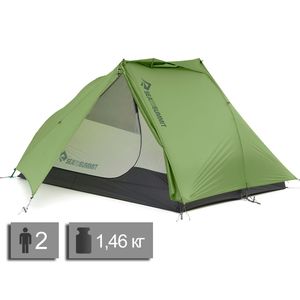 2-місний ультралегкий намет Sea to Summit Alto TR2 Plus: двошаровий, 4-сезонний, Кількість місць: 2, Колір: Green