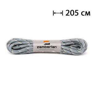 Шнурки круглі Zamberlan Round Laces (Grey/White), 205 см, Довжина: 205 см, Колір виробника: Grey/White