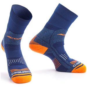 Трекінгові шкарпетки Accapi Trekking Ultralight Crew - H0824 (941/Navy-Orange), Колір: 941/Navy-Orange, Розмір: II (EU 39-41)
