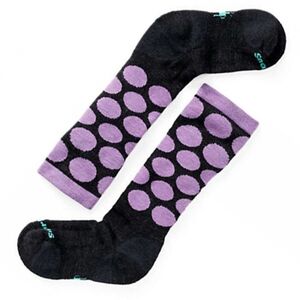 Трекінгові шкарпетки дитячі SmartWool Wintersport All Over Dots - 01324 (003/Charcoal), Колір: 003/Charcoal, Розмір: M (EU 29-32)